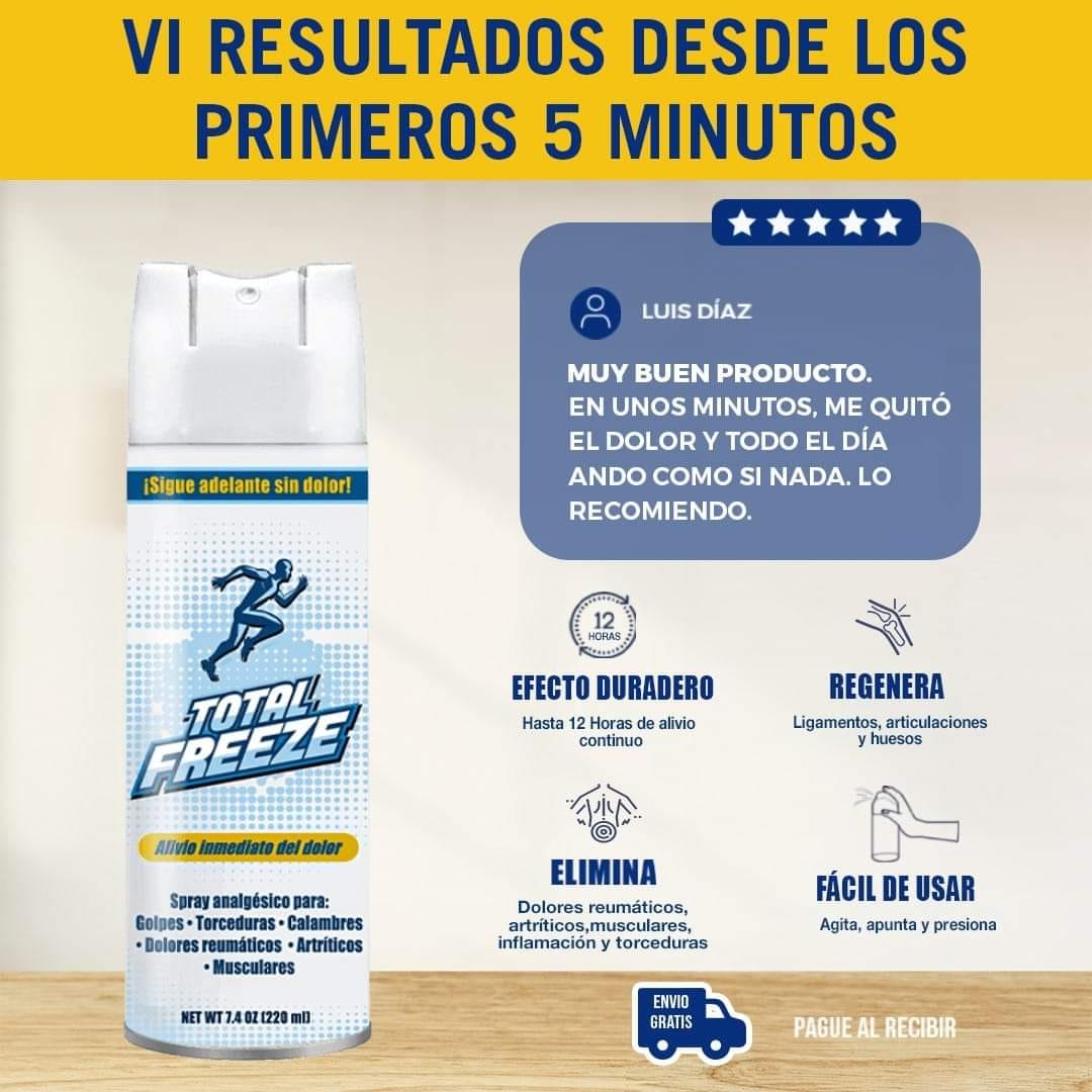 Spray Frío para dolores musculares y articulares