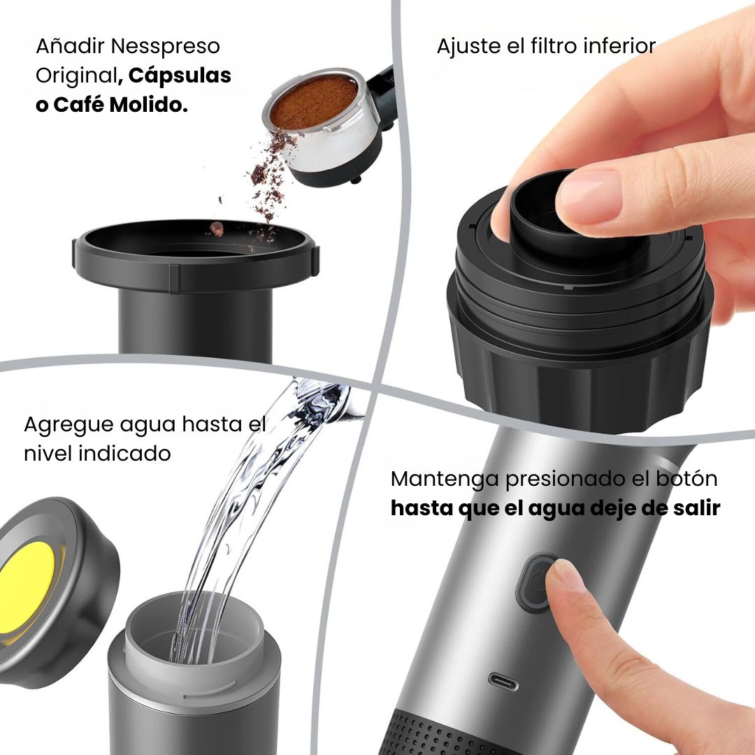 GoPress® Cafetera Expresso Portátil