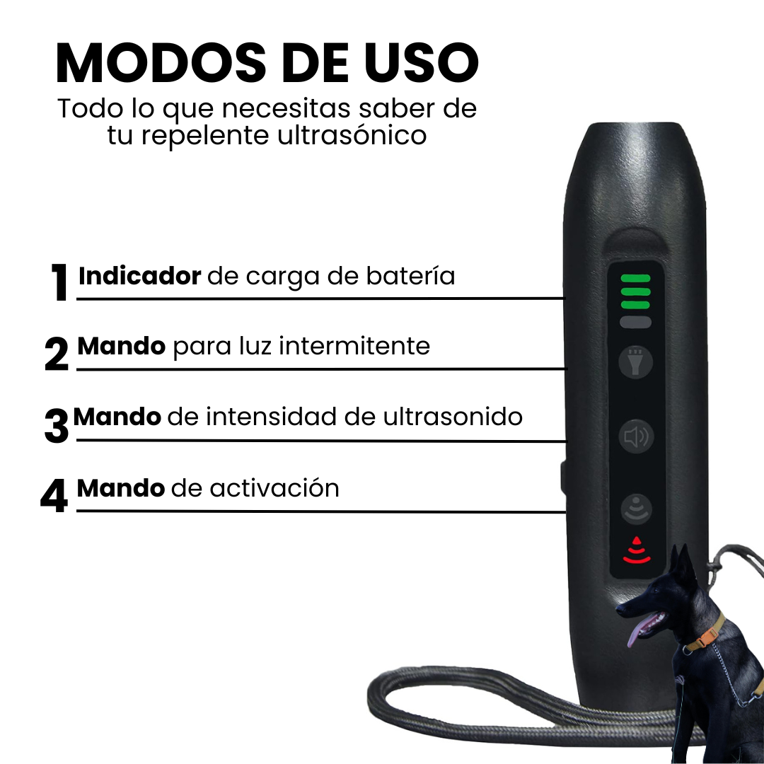 UltrasonicPet® Repelente para perros agresivos