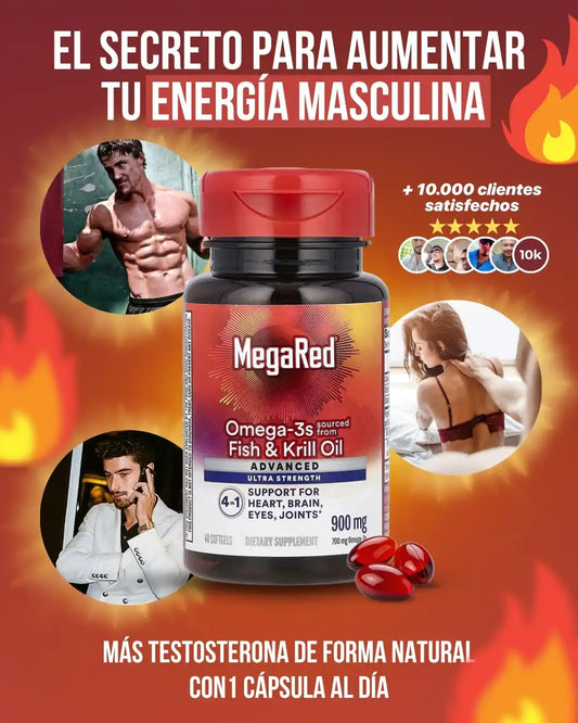 Megared® - Omega 3, Fish & Krill Oil