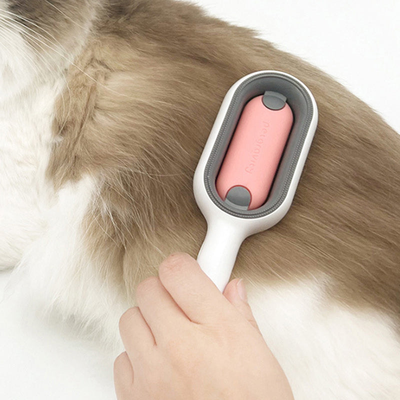 PETBRUSH® CEPILLO 3EN1 PARA MASCOTAS (PEINA, BAÑA Y QUITA MOTAS)