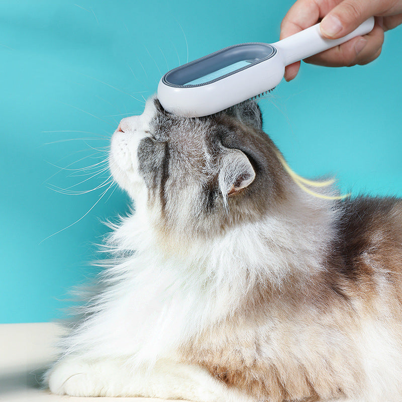 PETBRUSH® CEPILLO 3EN1 PARA MASCOTAS (PEINA, BAÑA Y QUITA MOTAS)